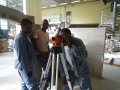 Utilisation d'une lunette de chantier